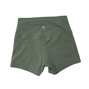 lululemon athletica 4” High-Waisted Shorts, green